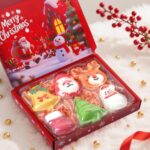 Christmas Bath Bombs for Kids, 6 Festive Shapes, Stocking Stuffer Gift Set | 6 L... - Image 4