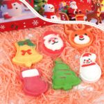Christmas Bath Bombs for Kids, 6 Festive Shapes, Stocking Stuffer Gift Set | 6 L... - Image 8