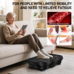 Vibration Plate Exercise Machine, 130 Levels Full Body Workout Vibrating Plate f... - Image 4