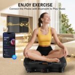 Vibration Plate Exercise Machine, 130 Levels Full Body Workout Vibrating Plate f... - Image 5
