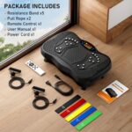 Vibration Plate Exercise Machine, 130 Levels Full Body Workout Vibrating Plate f... - Image 9