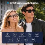 AI Smart Glasses with 8MP Camera, 4K Video, Photo Capture, Real-Time Translation... - Image 3