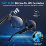 AI Smart Glasses with 8MP Camera, 4K Video, Photo Capture, Real-Time Translation... - Image 4