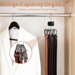 Belt Hanger for Closet, 3 Pack Belt Organizer for Closet Space Saving & Storage,... - Image 6