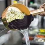 AUOON Clip On Strainer Silicone for All Pots and Pans, Pasta Strainer Clip on Fo... - Image 6