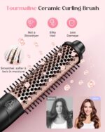 Lopeie 5 in 1 Curling Iron with Thermal Brush and 4 Interchangeable Ceramic Barr... - Image 5