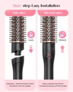 Lopeie 5 in 1 Curling Iron with Thermal Brush and 4 Interchangeable Ceramic Barr... - Image 8