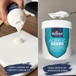 BLUEBIRD Heavy Gesso Primer for Acrylic Painting, Gesso Surface Prep Medium for ... - Image 6