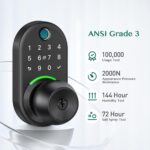 Keypad Smart Door Lock with Knob, Yamiry Keyless Entry Digital Lock with Handle,... - Image 4