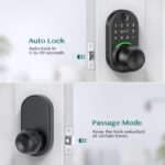 Keypad Smart Door Lock with Knob, Yamiry Keyless Entry Digital Lock with Handle,... - Image 5