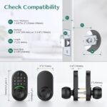 Keypad Smart Door Lock with Knob, Yamiry Keyless Entry Digital Lock with Handle,... - Image 7