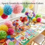 3 Otters 150 Sheets Tissue Paper, 14x20 Inch Tissue Paper for Gift Bags 30 Color... - Image 4