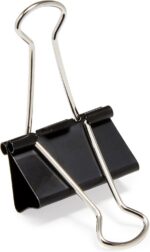 Amazon Basics Sturdy Binder Clips, Office Supplies, Medium 1.25 inches, Document... - Image 7