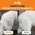 GoPets 2-in-1 Dematting Comb for Dogs, Pet Grooming Rake, Double-Sided Dog Brush... - Image 5
