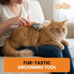 GoPets 2-in-1 Dematting Comb for Dogs, Pet Grooming Rake, Double-Sided Dog Brush... - Image 6