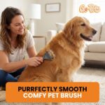 GoPets 2-in-1 Dematting Comb for Dogs, Pet Grooming Rake, Double-Sided Dog Brush... - Image 7