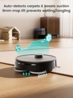 Lefant Robot Vacuum and Mop, 23,000Pa Suction,All-in-One, 120-Day Self-Emptying,... - Image 12