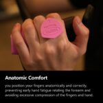 Workout Grips,Rubber Fingerless Gym Gloves, Pull Up Grips for Men Women Crosstra... - Image 5