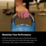 Workout Grips,Rubber Fingerless Gym Gloves, Pull Up Grips for Men Women Crosstra... - Image 6