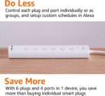 Amazon Basics Smart Plug Power Strip with 6 Individually Controlled Outlets and ... - Image 7