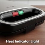 OVENTE Electric Sandwich Maker with Non-Stick Plates, Indicator Lights, Cool Tou... - Image 8