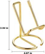ROPOSY Cell Phone Stand for Desk, Cute Metal Gold Cell Phone Stand Holder Desk A... - Image 8