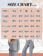 XIEERDUO Lounge Sets For Women 2025 Half Zip Sweatshirt And Wide Leg Sweatpant 2... - Image 8