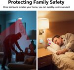 Bed Sensor Alarm and Fall Prevention for Elderly, Motion Sensor Alarm with 60 Me... - Image 5