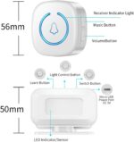 Bed Sensor Alarm and Fall Prevention for Elderly, Motion Sensor Alarm with 60 Me... - Image 8