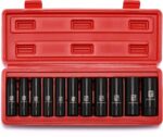 MIXPOWER 11 Pieces 1/2-Inch Drive Deep Impact Socket Set, 3/8-Inch to 1-Inch, CR... - Image 3