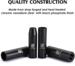 MIXPOWER 11 Pieces 1/2-Inch Drive Deep Impact Socket Set, 3/8-Inch to 1-Inch, CR... - Image 5