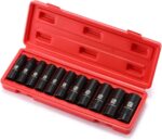 MIXPOWER 11 Pieces 1/2-Inch Drive Deep Impact Socket Set, 3/8-Inch to 1-Inch, CR... - Image 8