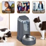 Automatic Cat Feeder and Water Dispenser with Stainless Steel Bowl Dog Gravity F... - Image 8