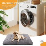 Reversible Dog Bed Mat with Plush and Corn Velvet,Soft Warm Pet Cushion, Dual Pu... - Image 7