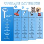 Pet Steam Brush for Dog & Cat - 3-in-1 Steam Grooming Slicker Brush & Undercoat ... - Image 9