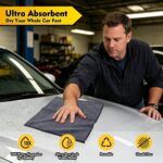 HOMEXCEL Microfiber Cleaning Cloth 12 Pack, 12.5 x 12.5 inch Microfiber Towels f... - Image 3