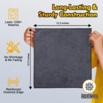 HOMEXCEL Microfiber Cleaning Cloth 12 Pack, 12.5 x 12.5 inch Microfiber Towels f... - Image 4