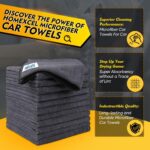 HOMEXCEL Microfiber Cleaning Cloth 12 Pack, 12.5 x 12.5 inch Microfiber Towels f... - Image 5