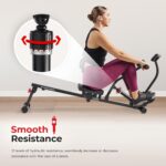Sunny Health & Fitness Compact Adjustable Rowing Machine with 12 Levels of Resis... - Image 7
