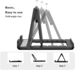 Kemoxan 2 Pack Portable Cell Phone Stand Holder for Desk, Foldable Pocket-Sized ... - Image 4
