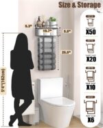 Aetyord Towel Racks for Bathroom 31inch Wall Mounted Towel Rack,Floating Shelf w... - Image 3