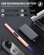 FUKKUDA Electric Candle Lighter with Safety Switch - USB Rechargeable Windproof ... - Image 7