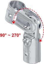 10 Sets Adjustable Pivot Angle Pipe Fittings Connector, Fits 3/4" EMT Conduit wi... - Image 5