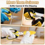 8 Inch Utility Scissors for Kitchen, Office, Craft & DIY – Heavy Duty Stainless ... - Image 5