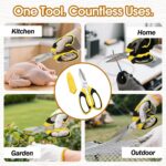8 Inch Utility Scissors for Kitchen, Office, Craft & DIY – Heavy Duty Stainless ... - Image 7