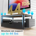 gianotter Desk Organizers and Accessories, Monitor Stand with Drawer and 2 Pen H... - Image 7