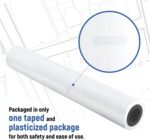 24" x 500' Plotter Paper, 2 Rolls Wide Format Paper, 3" Core Goefun Engineering ... - Image 8