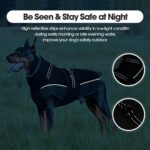 QBLEEV Warm Dog Jacket - Reflective, Adjustable Winter Coat with Turtleneck for ... - Image 7