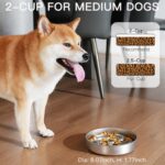 Slow Feeder Dog Bowl-2Cups for Medium Breeds, Double Wall Food-Grade Stainless S... - Image 3