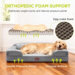 Waterproof Orthopedic Dog Bed for Extra Large Sized Dogs | Memory Foam Pet Bed S... - Image 3